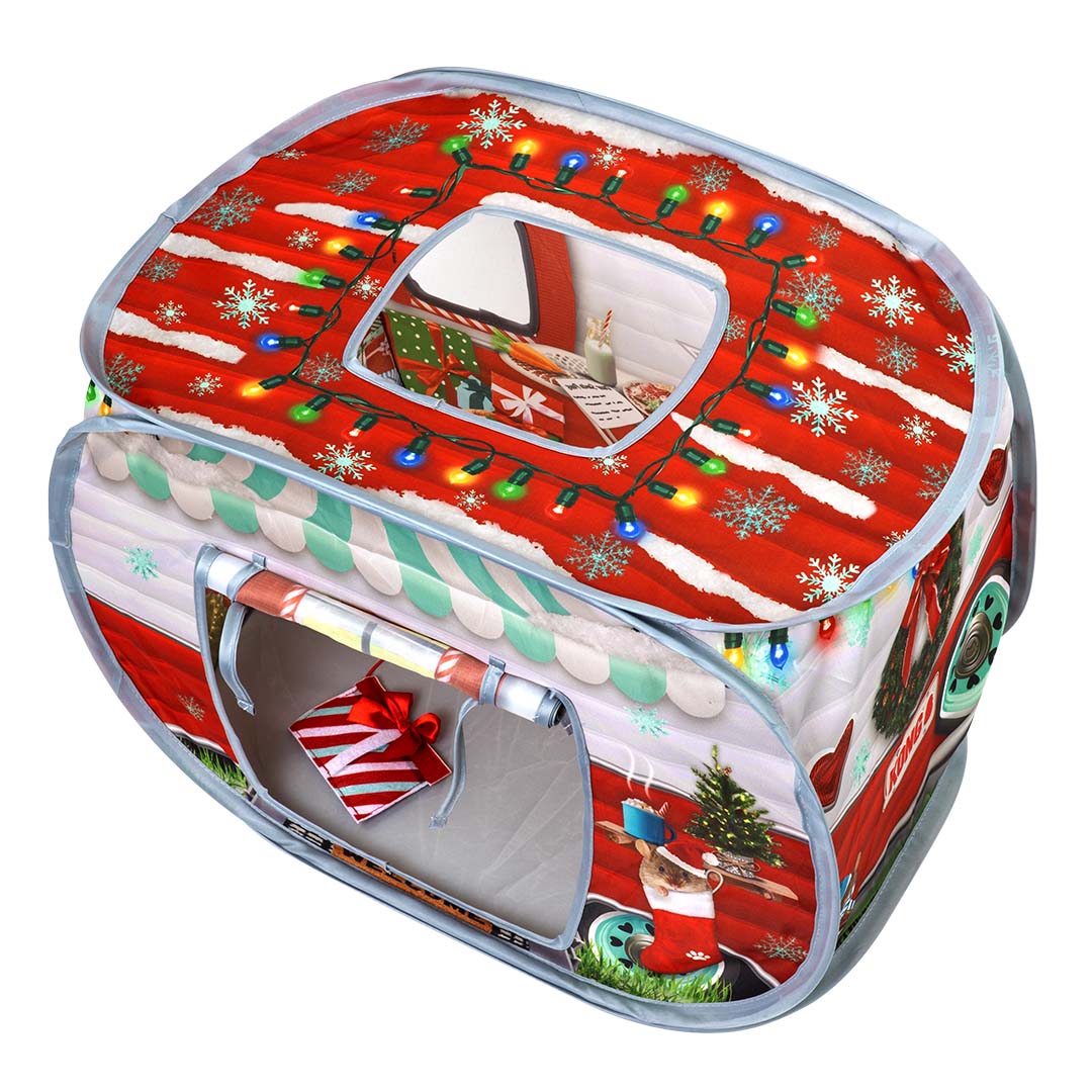 KONG Holiday Cat Play Spaces Camper Multicolor - Detail 2