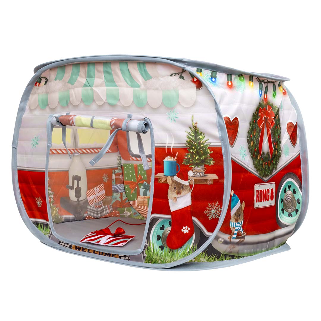 KONG Holiday Cat Play Spaces Camper Multicolor - Detail 3
