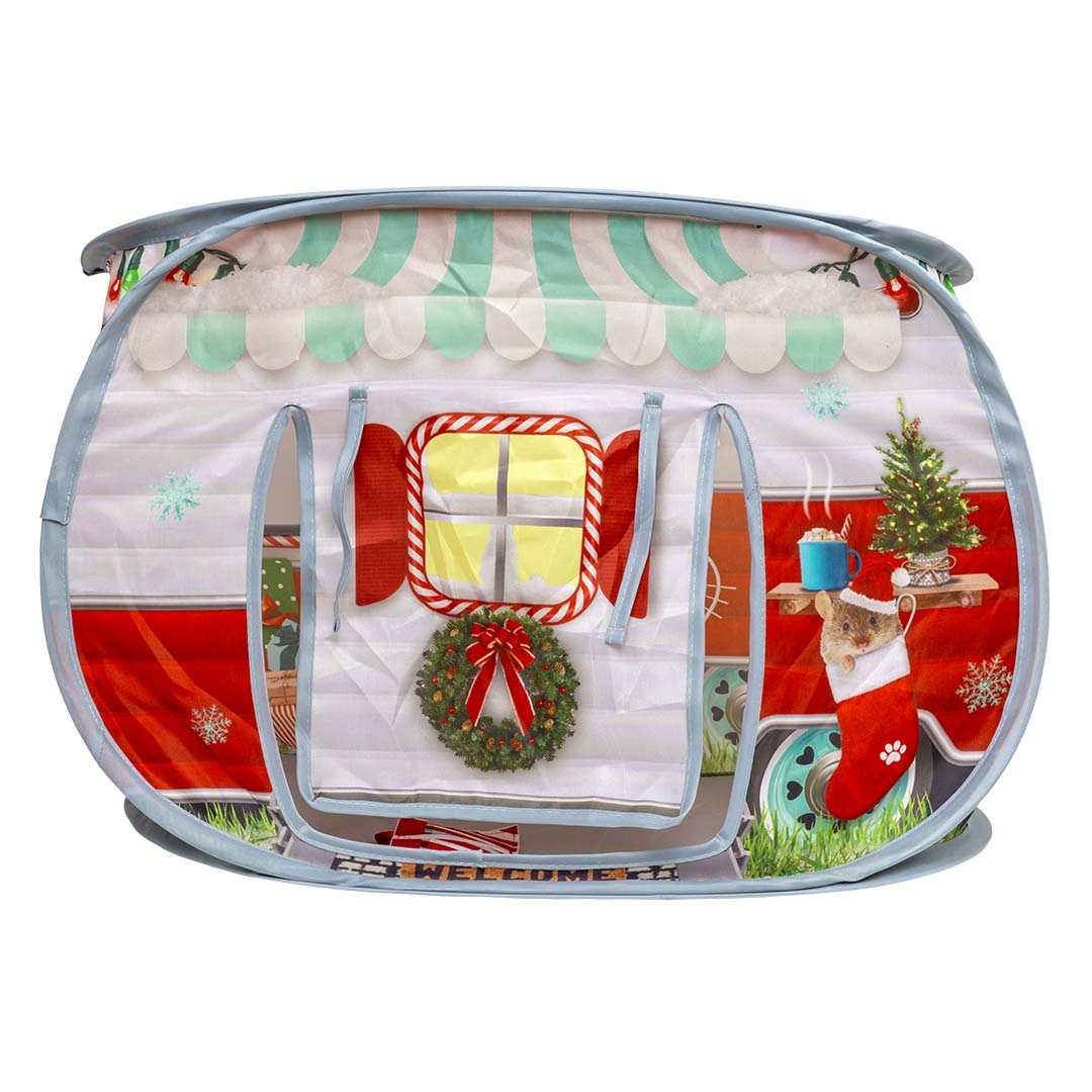 KONG Holiday Cat Play Spaces Camper Multicolor - Product shot