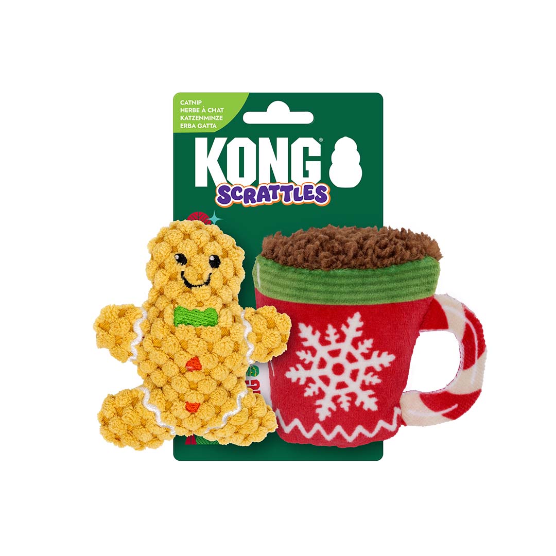 KONG Holiday Cat Scrattles GBC Multicolor - Verpakkingsbeeld