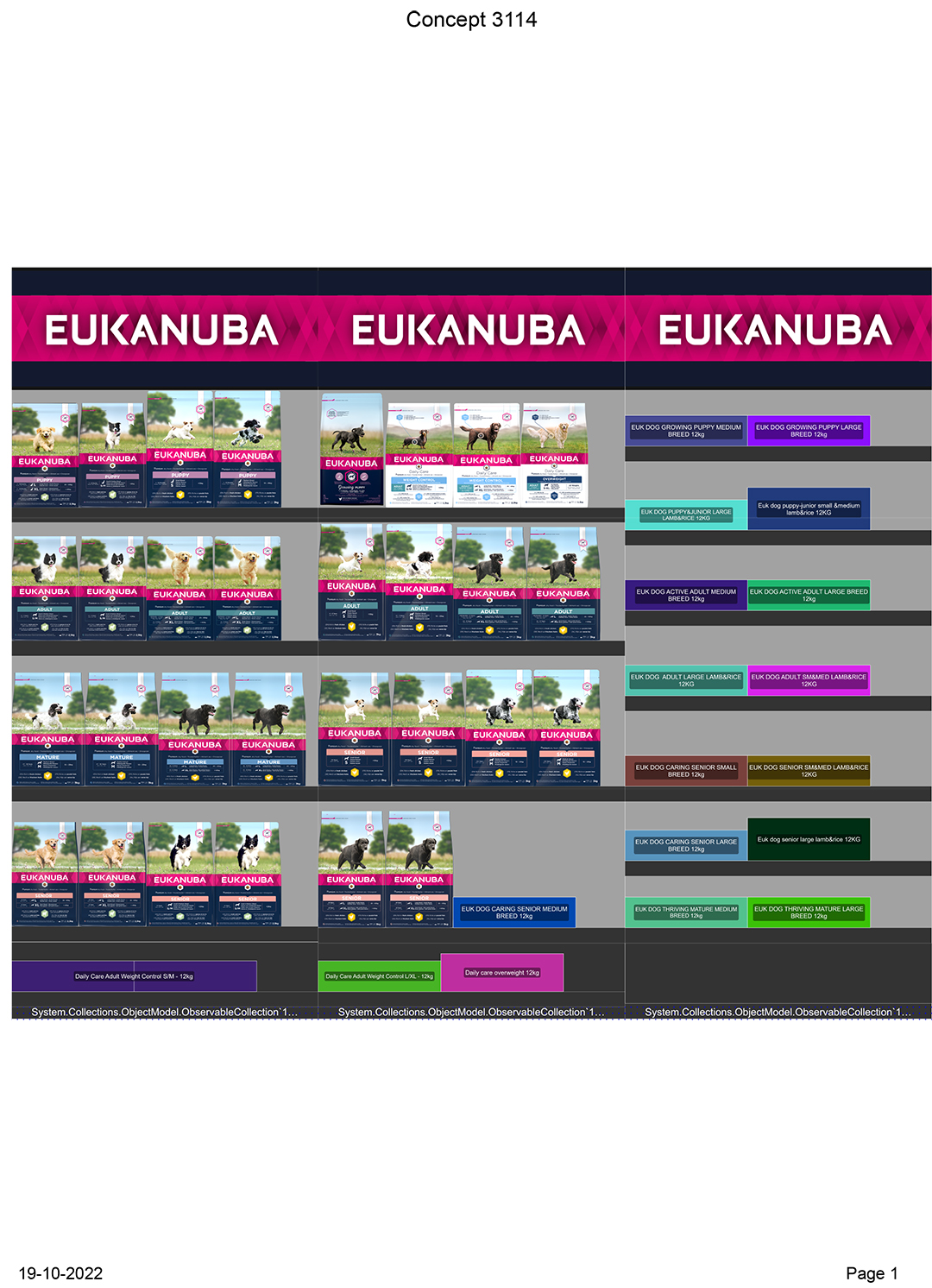 Startpakket eukanuba - Product shot