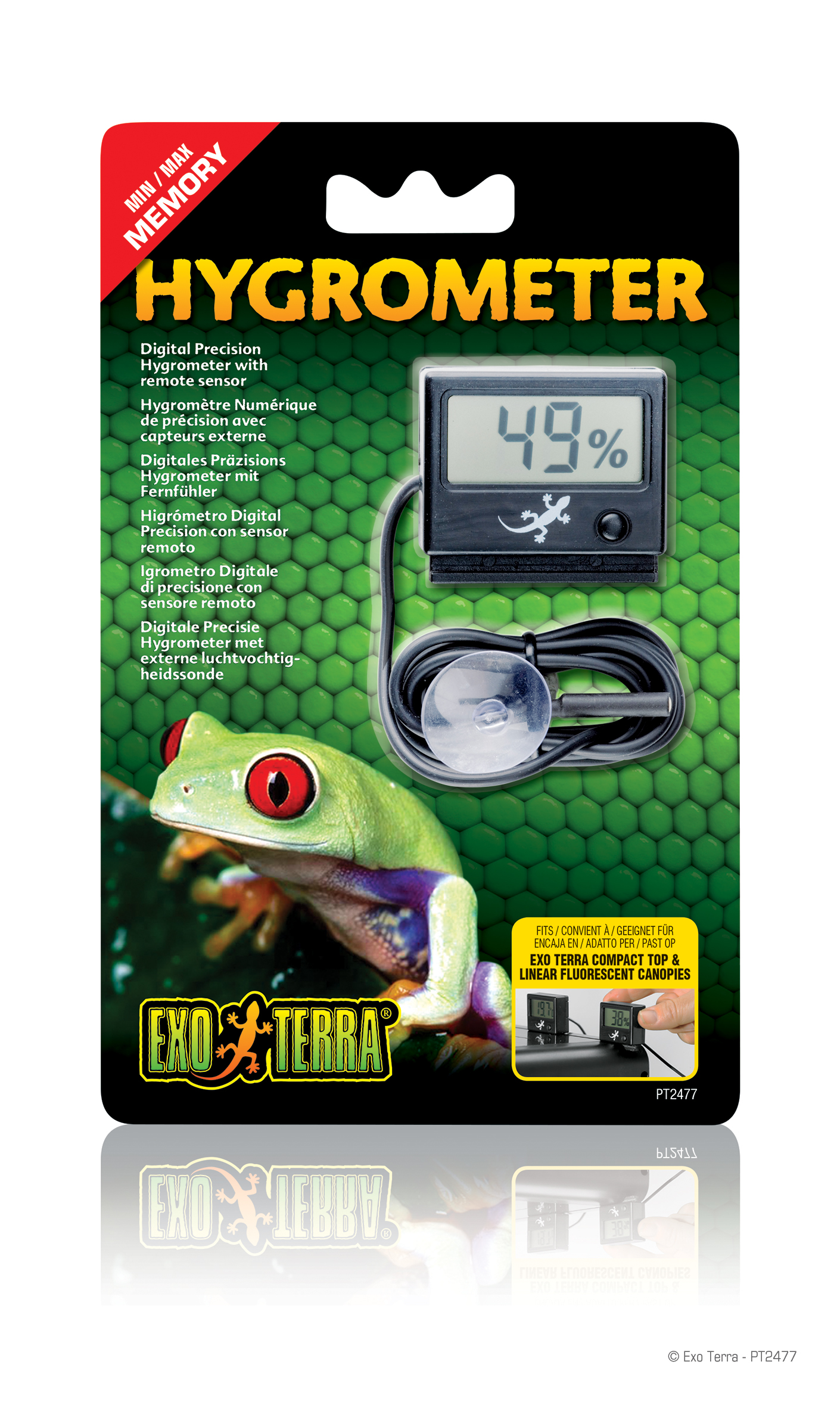 Ex digitale hygrometer met voeler - Product shot