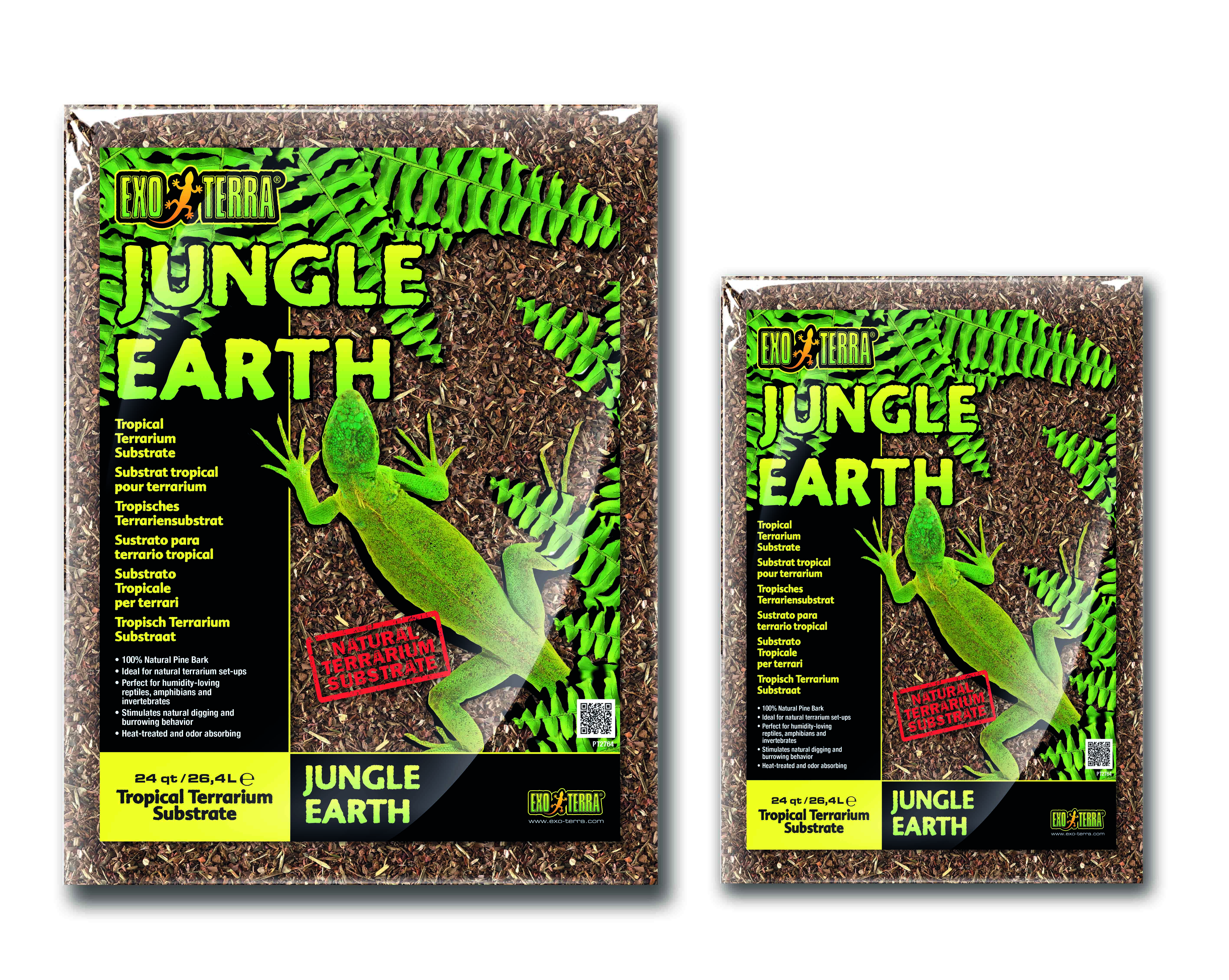 Ex jungle earth natural terrarium substrate - <Product shot>