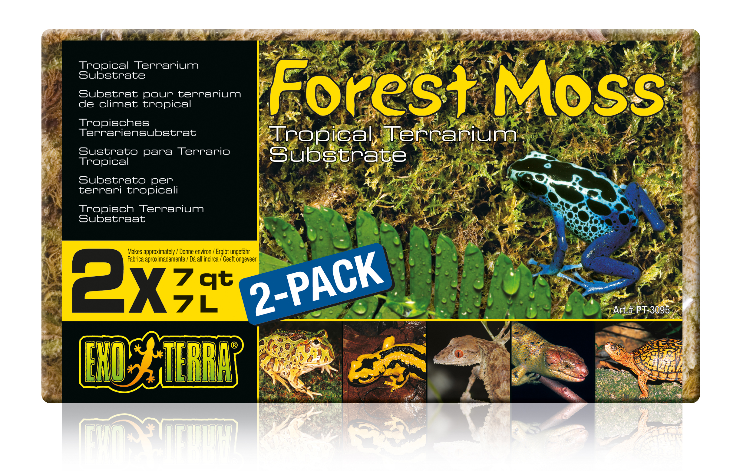 EX FOREST MOSS TROP. TERRARIUM SUBSTR. 2-PACK - Product shot