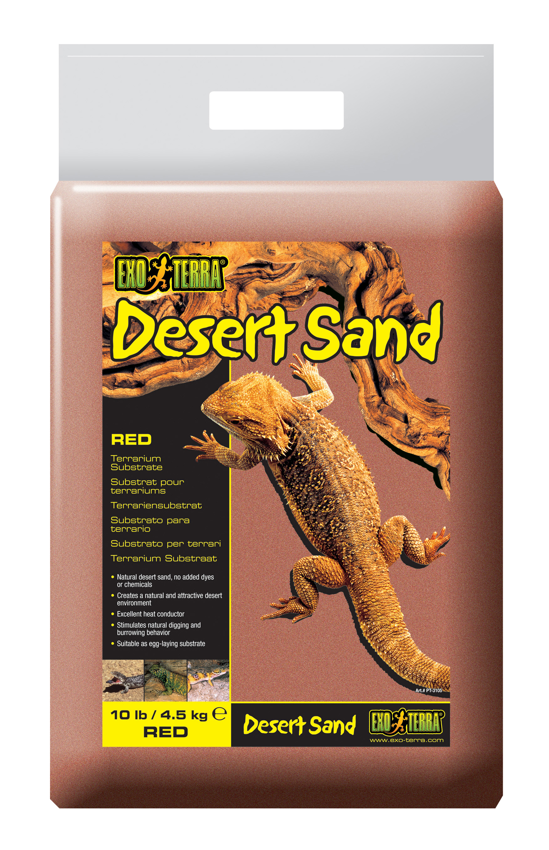 Ex desertsand terrariensubstrat rot - Product shot