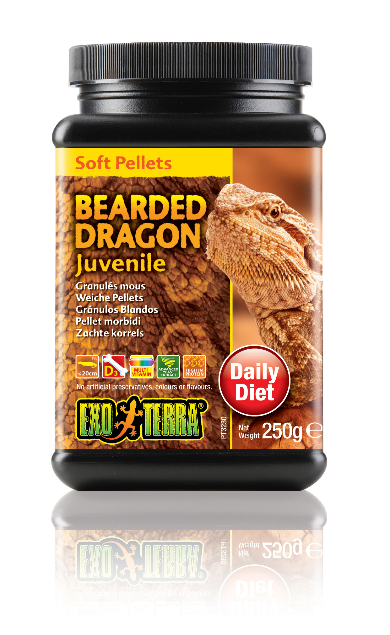 Ex soft pellets bearded dragon juvenile - Product shot