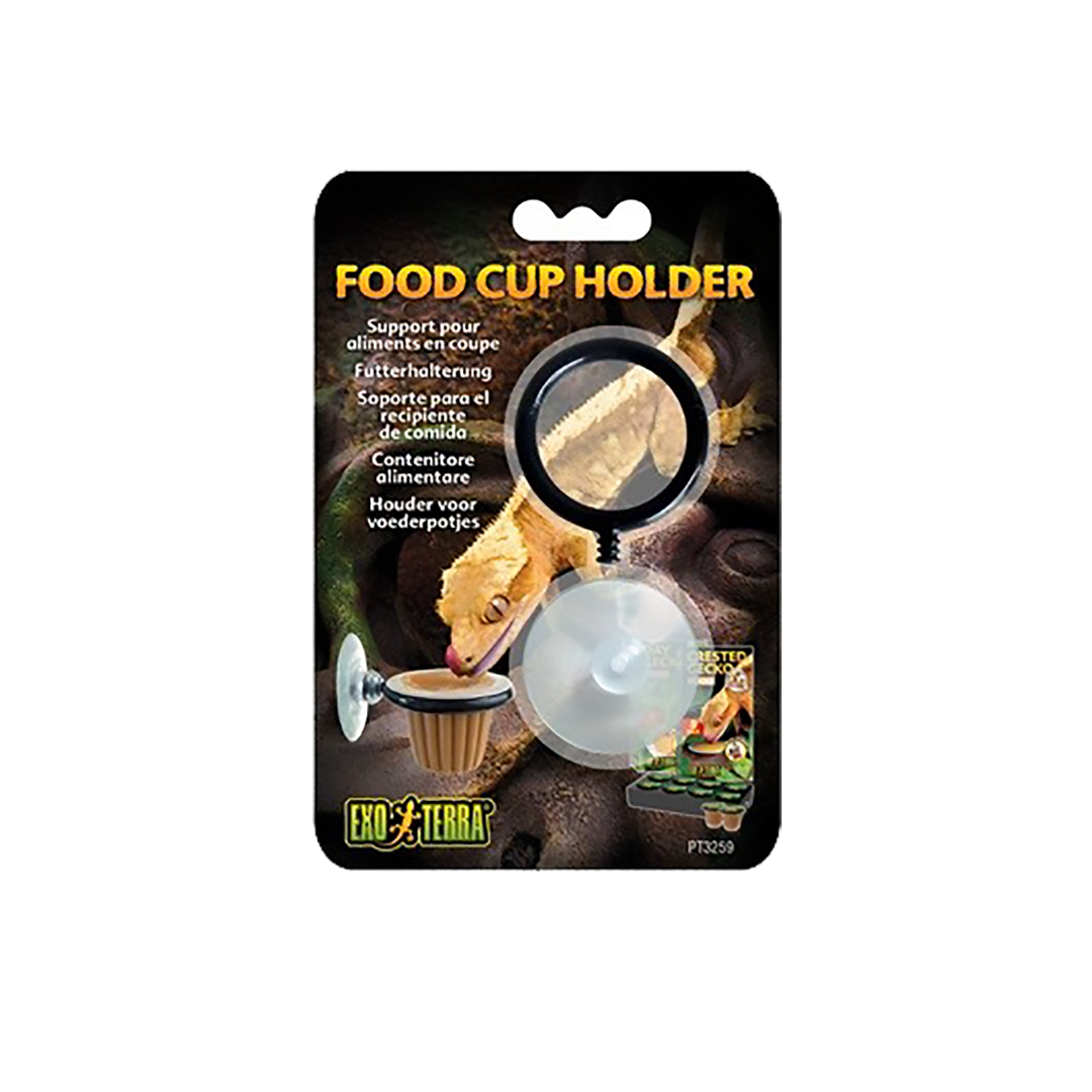 Ex gecko food cup holder black - Product shot