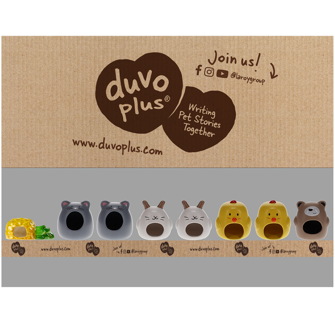 Concept duvoplus playtime rodent house stone - Product shot