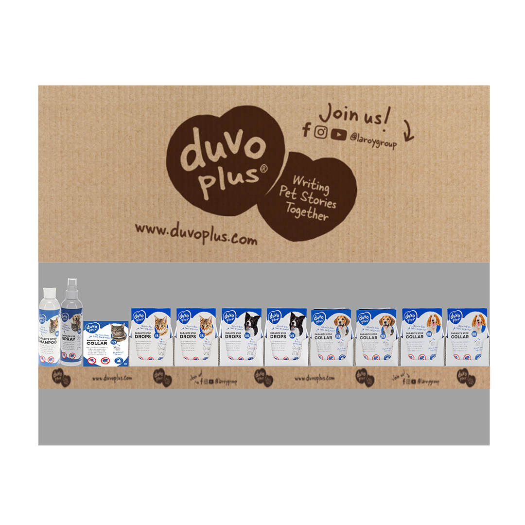 Concept duvoplus anti-parasitaire chien chat - Product shot