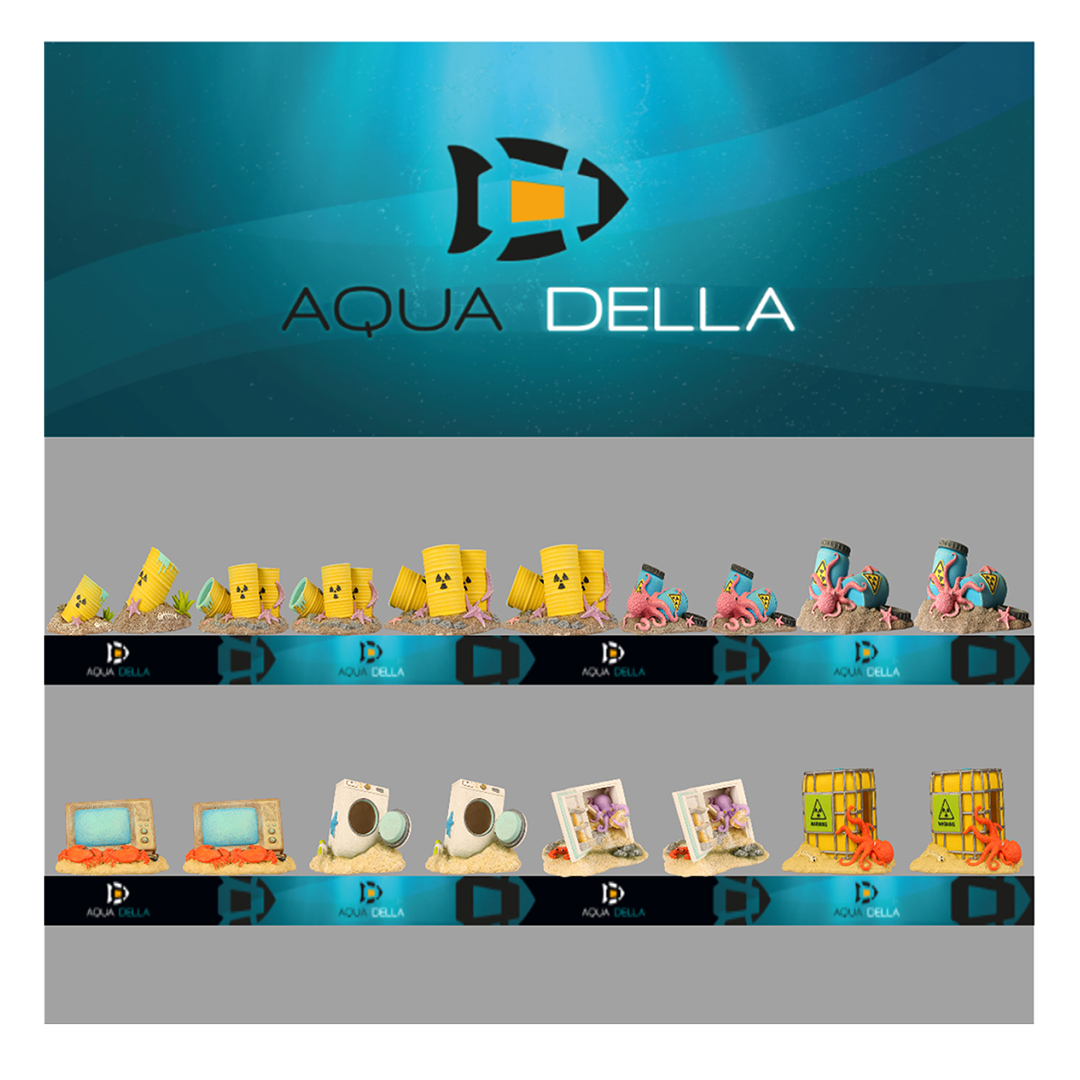 Concept aqua della glowing waste - Product shot