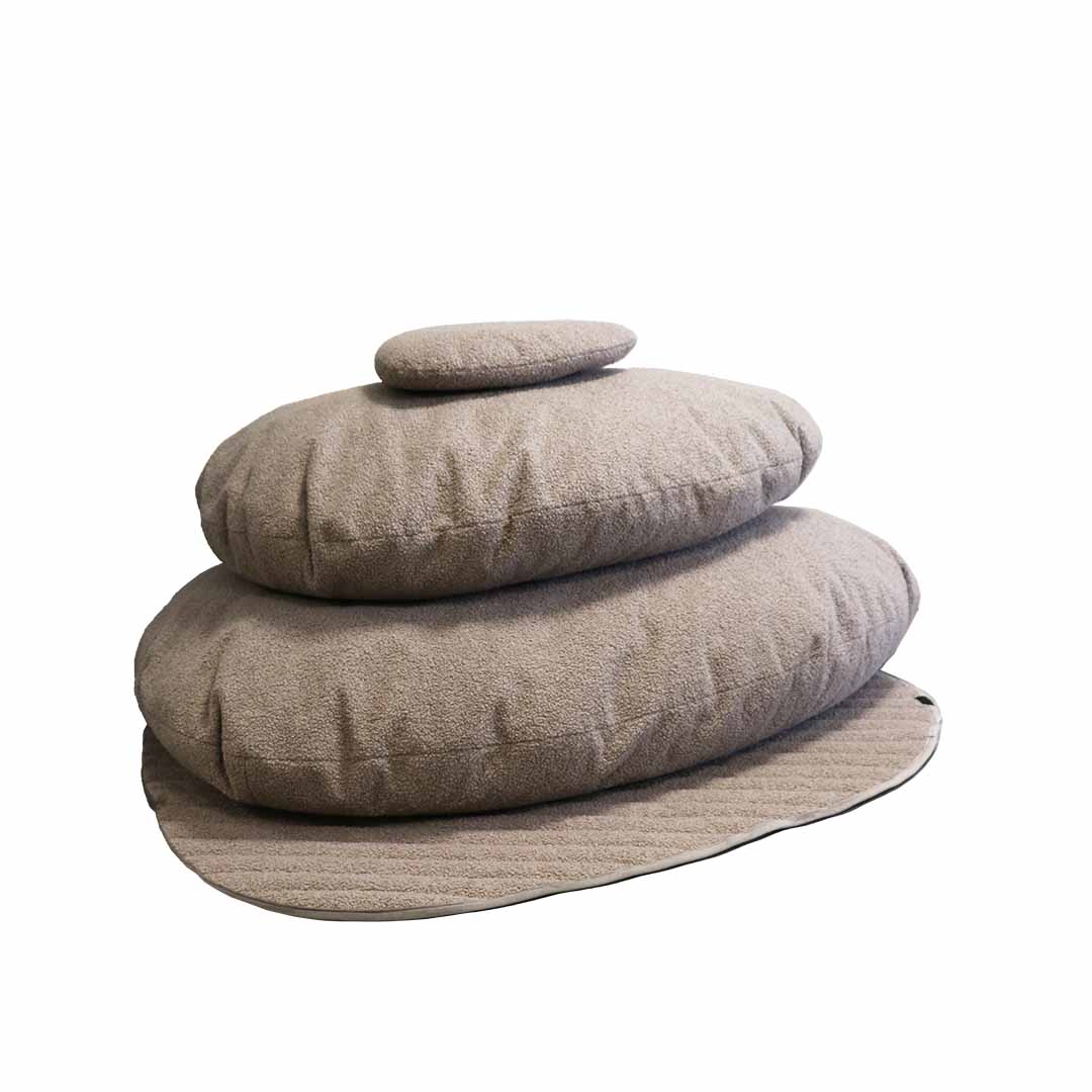 Concept d&d home pebble coussins taupe - Product shot