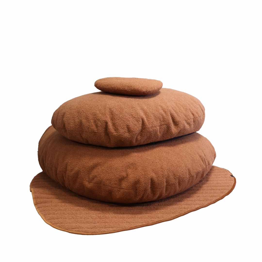 Concept d&d home pebble dog cushion orange - Product shot