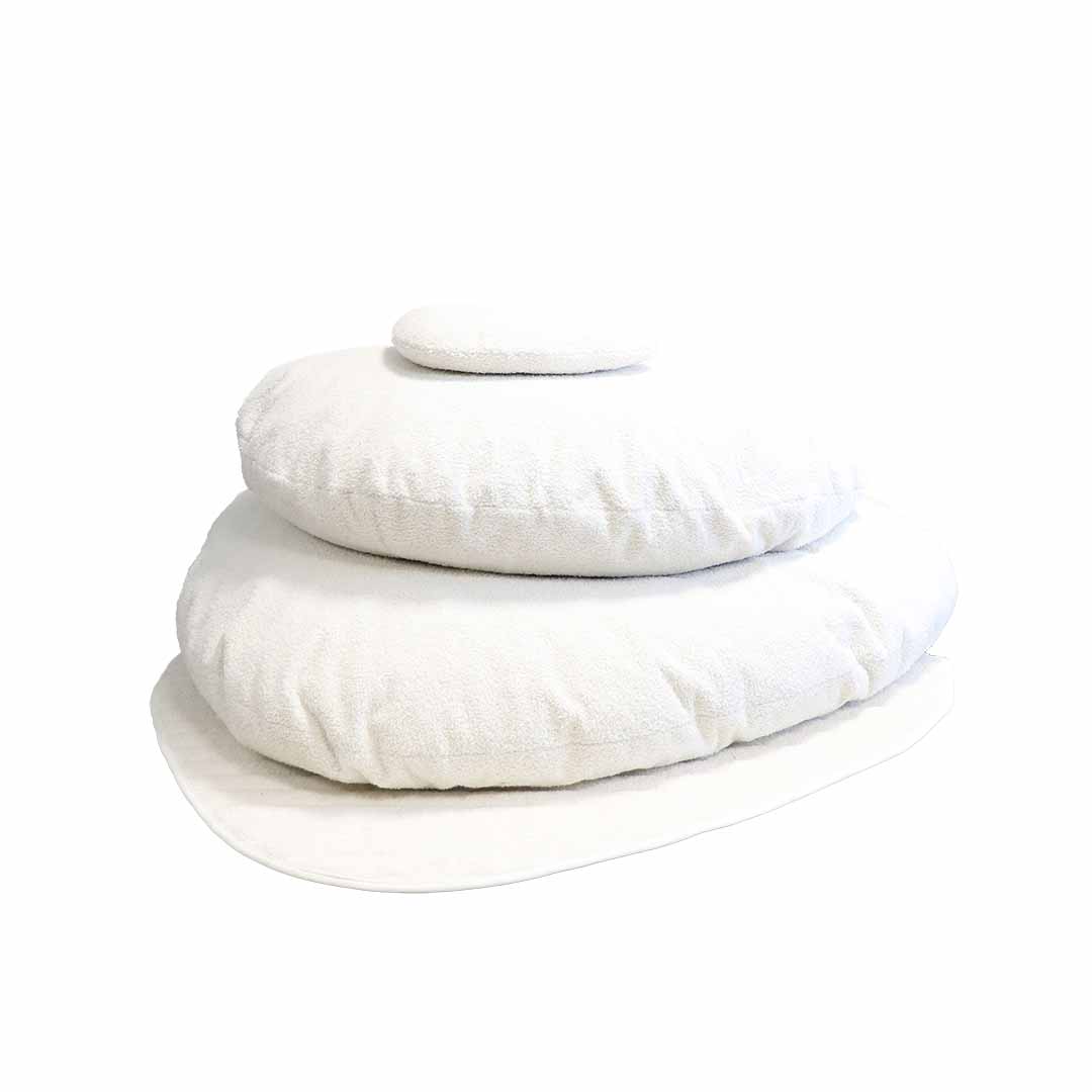 Concept d&d home pebble coussins blanc - Product shot