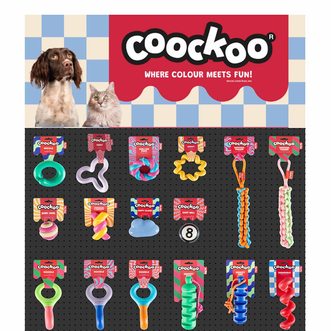 Concept coockoo dog rubber & tpr toys - Product shot