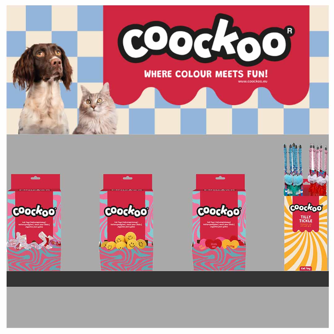 CONCEPT COOCKOO CAT TOYS IN DISPLAY - Product shot