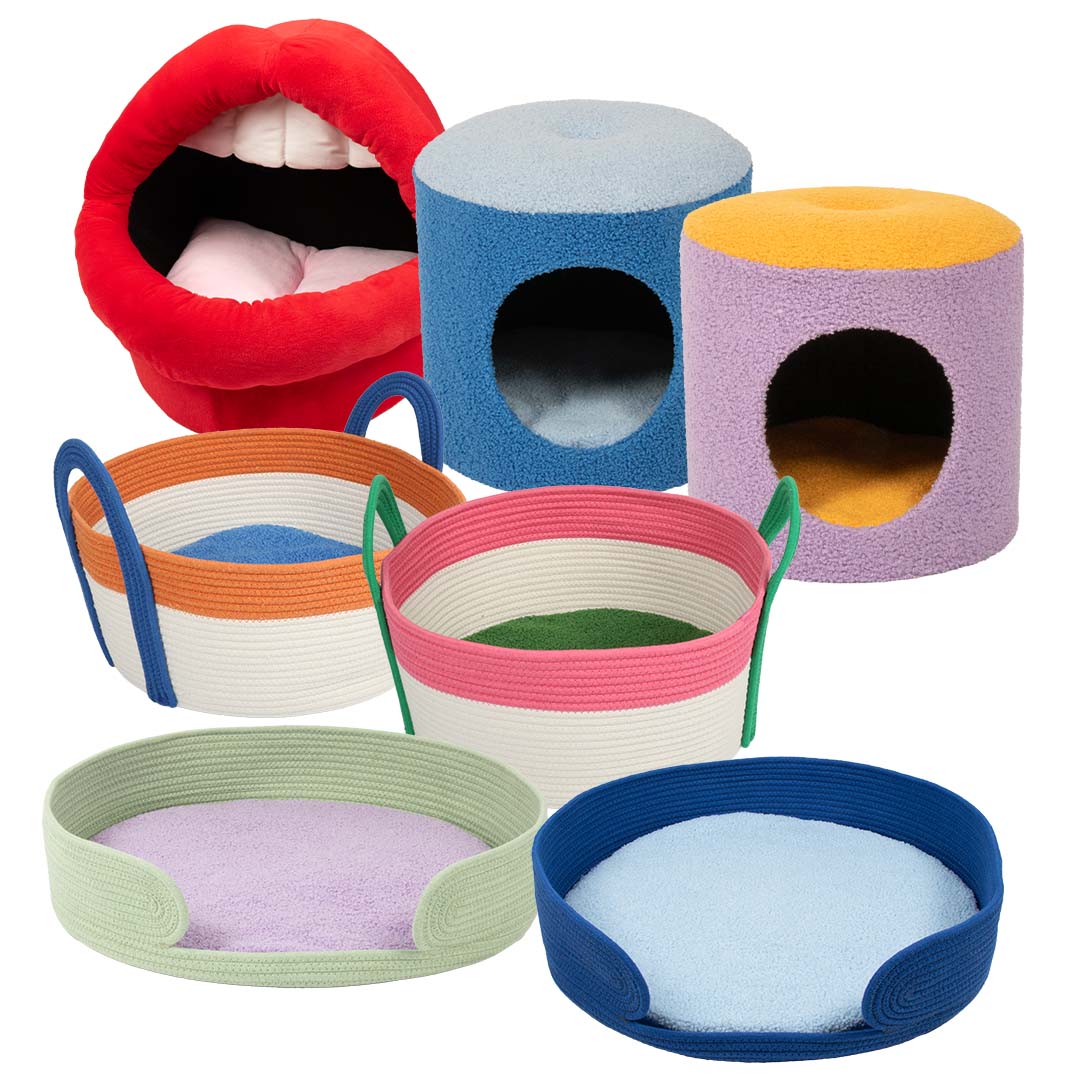 Concept Coockoo cat basket & houses - Product shot