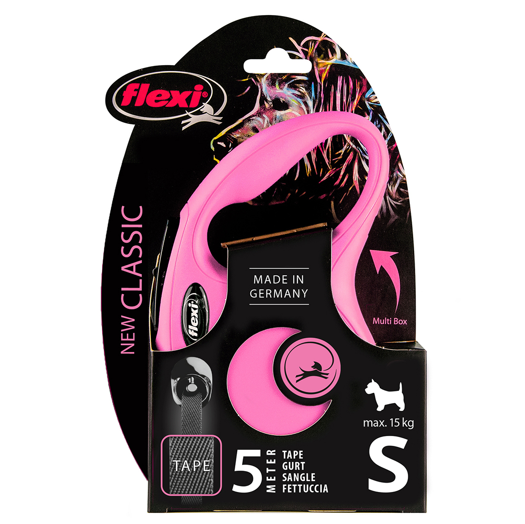 Flexi new classic lint roze - Verpakkingsbeeld