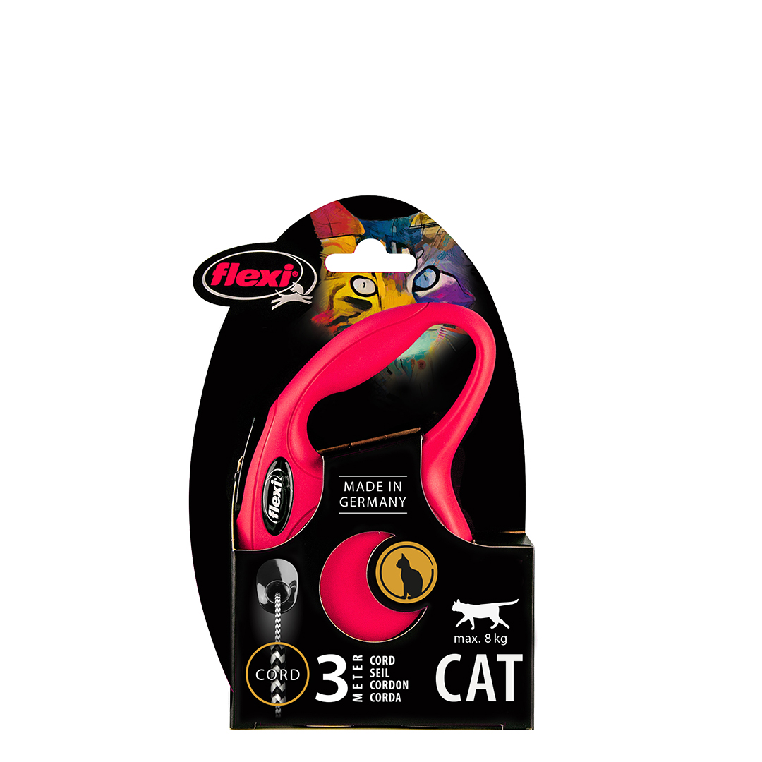 Flexi new classic cat cord red - Product shot