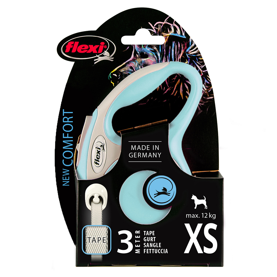 Flexi new comfort tape light blue - Verpakkingsbeeld