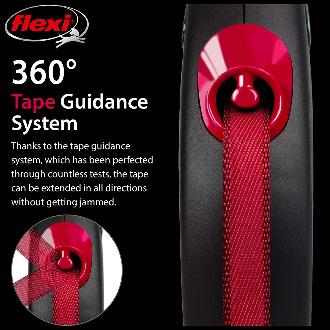 Flexi New Classic Tape Black Fire Negro/rojo - Detail 3