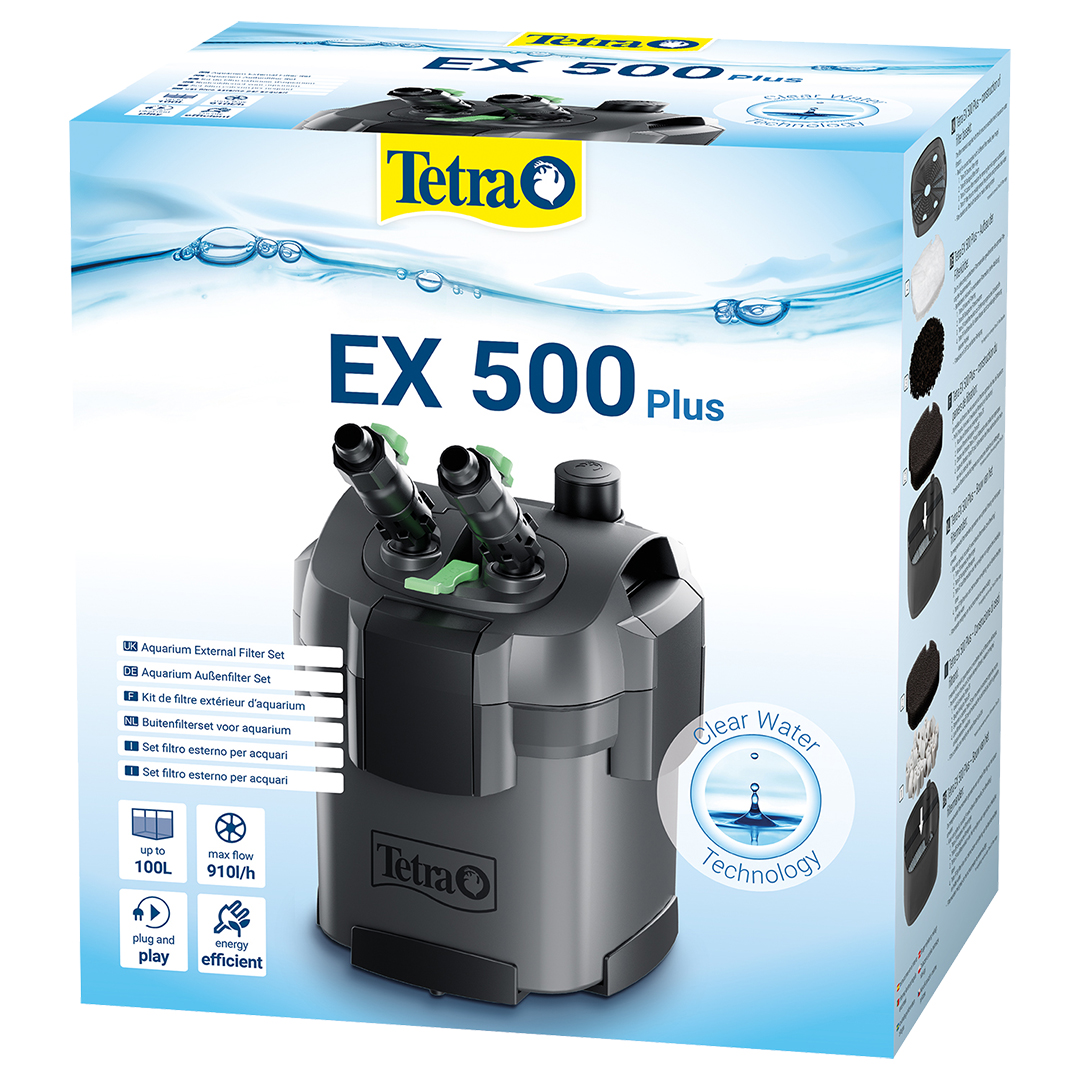 Ex 500 plus complete outdoor filter set black - Product shot