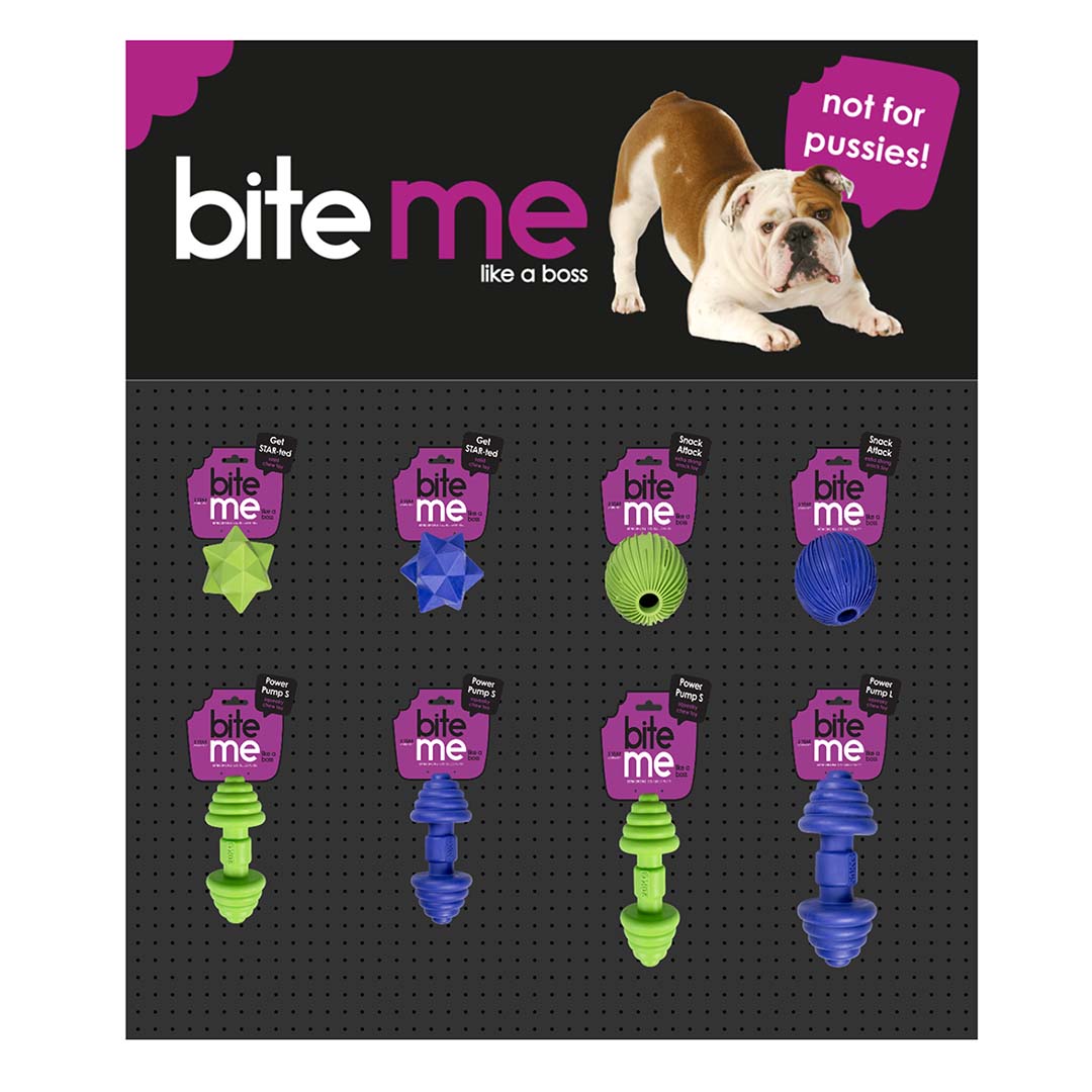 Concept bite me rubber groen & blauw - Product shot