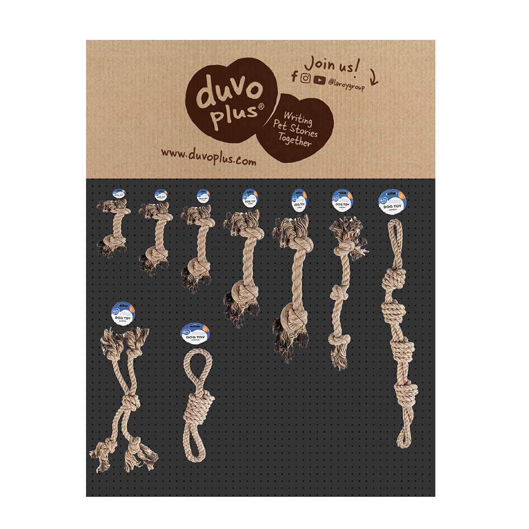 Concept duvoplus playtime flossy touwen bruin - Product shot