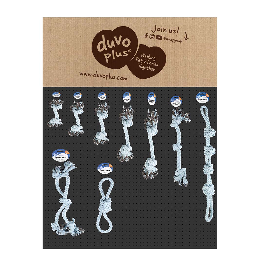 Concept duvoplus playtime flossy touwen blauw - Product shot