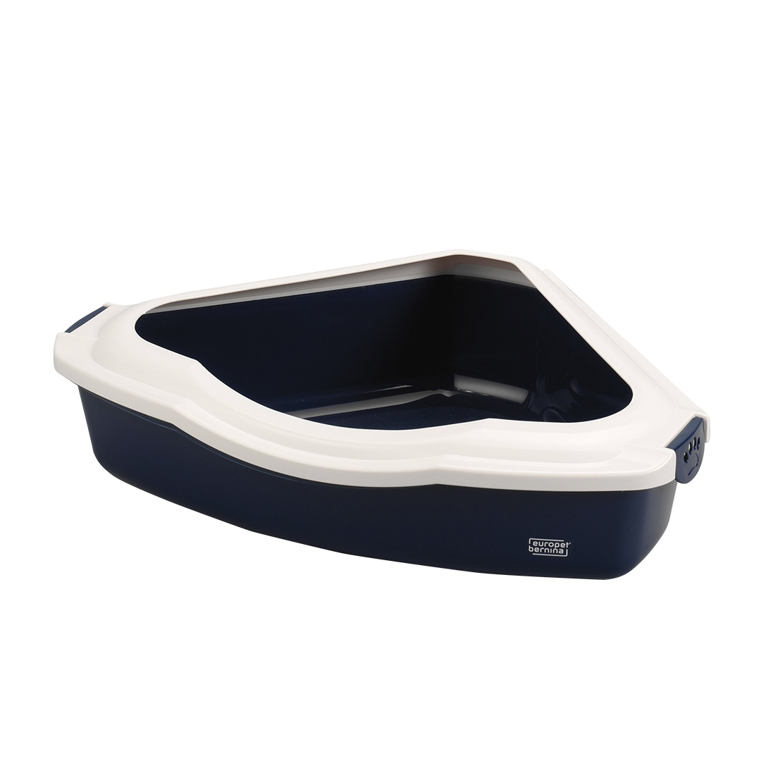 Cat toilet spectra white/dark blue - Product shot