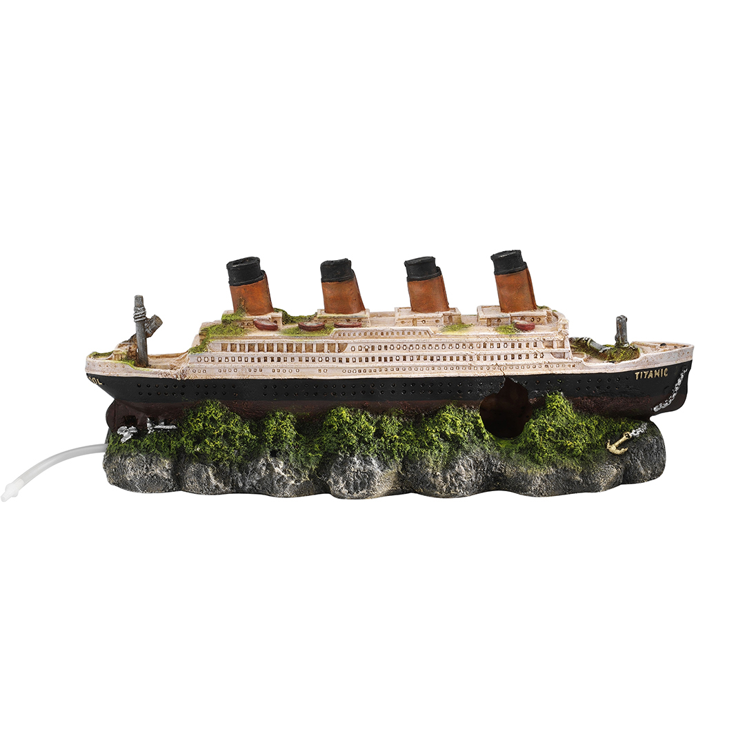 Shipwreck titanic with airstone - Product shot
