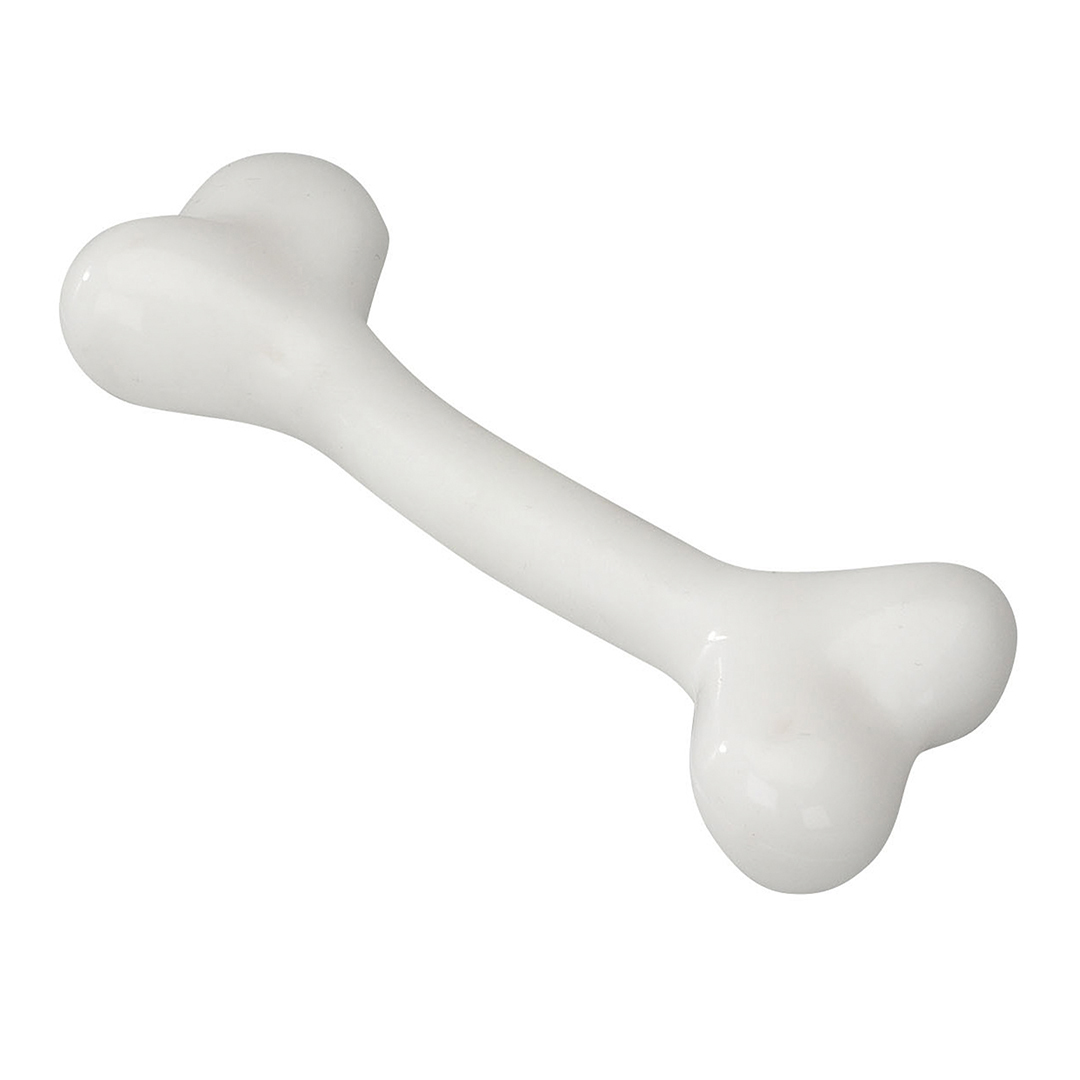 Rubber bone with vanilla flavour white - <Product shot>