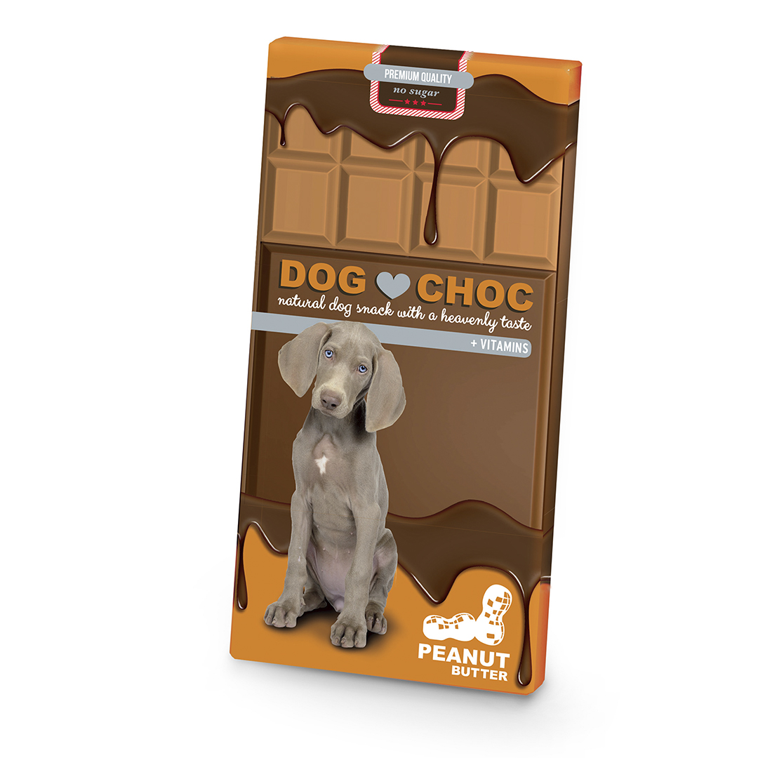 Dogsnack dog choc peanutbutter, no - Product shot