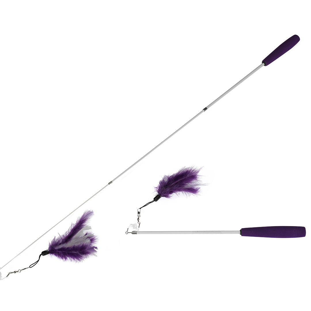 Cat fishing rod telescope purple/white - Laroy Group