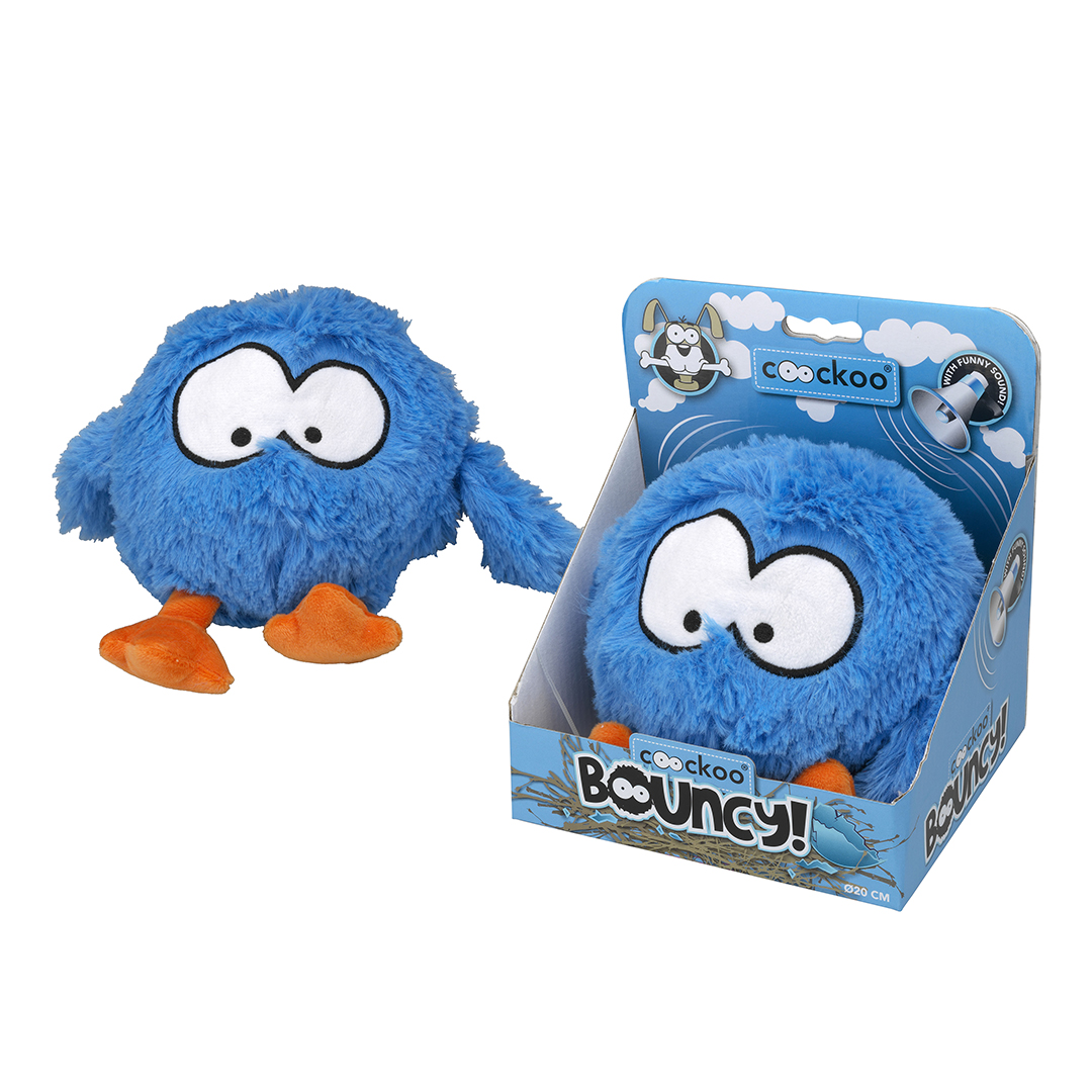 Bouncy jumping ball spasmetic laughter blauw - Verpakkingsbeeld