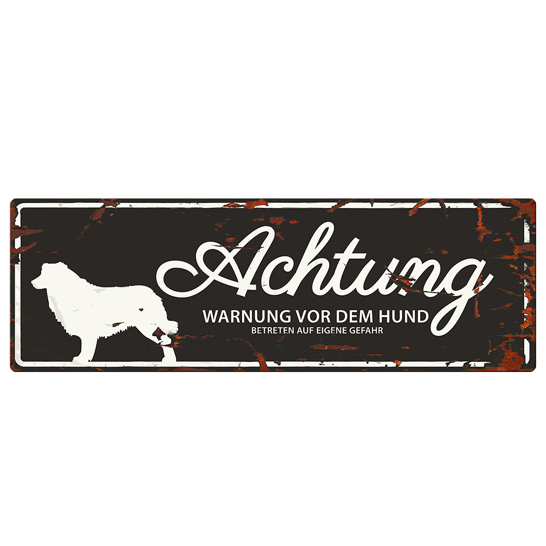 Warning sign collie de Zwart - Product shot
