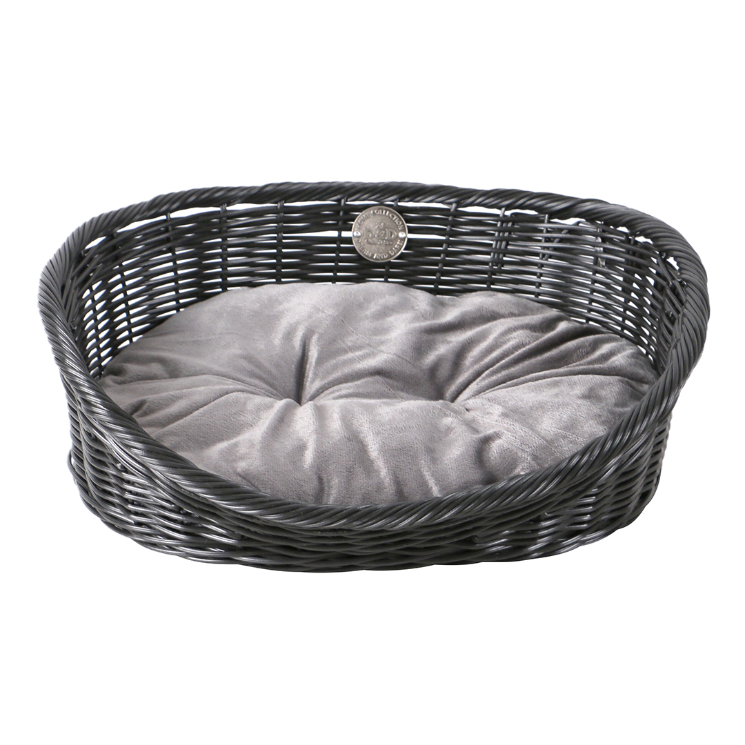 RUSTIC RATTAN WITH CUSHION black/anthracite - <Product shot>