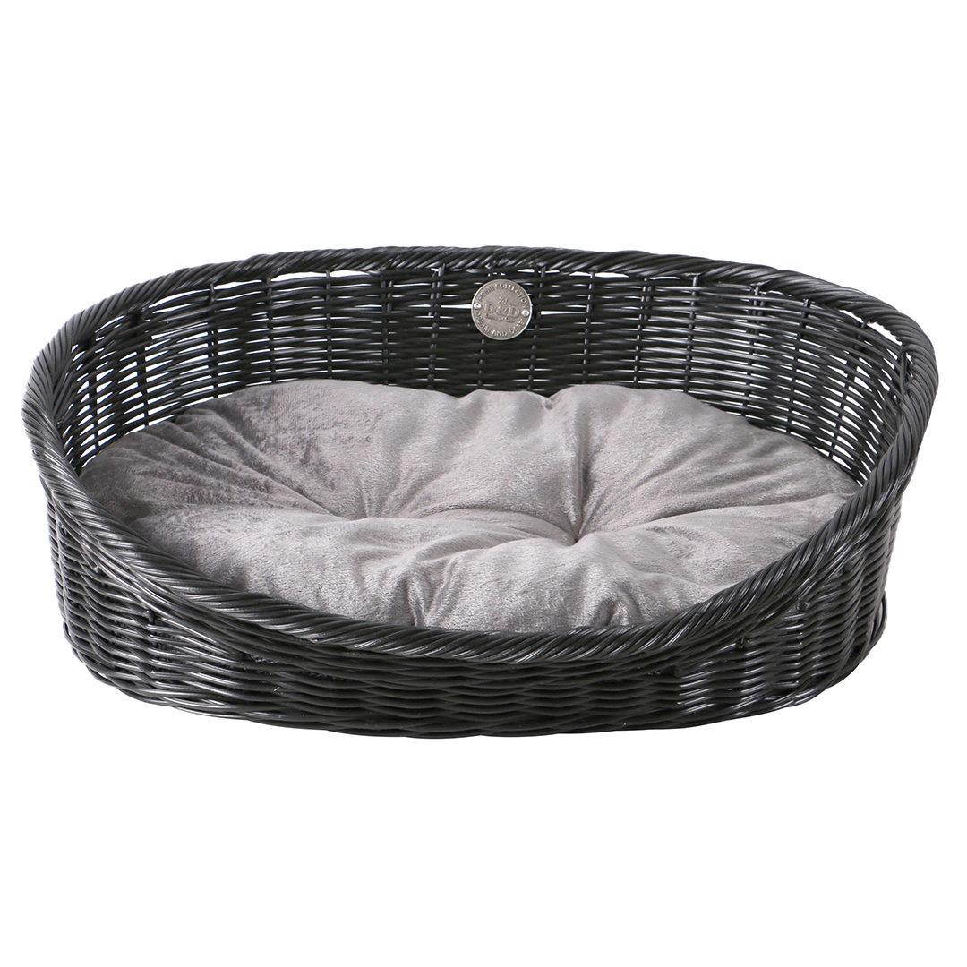 RUSTIC RATTAN WITH CUSHION black/anthracite - <Product shot>