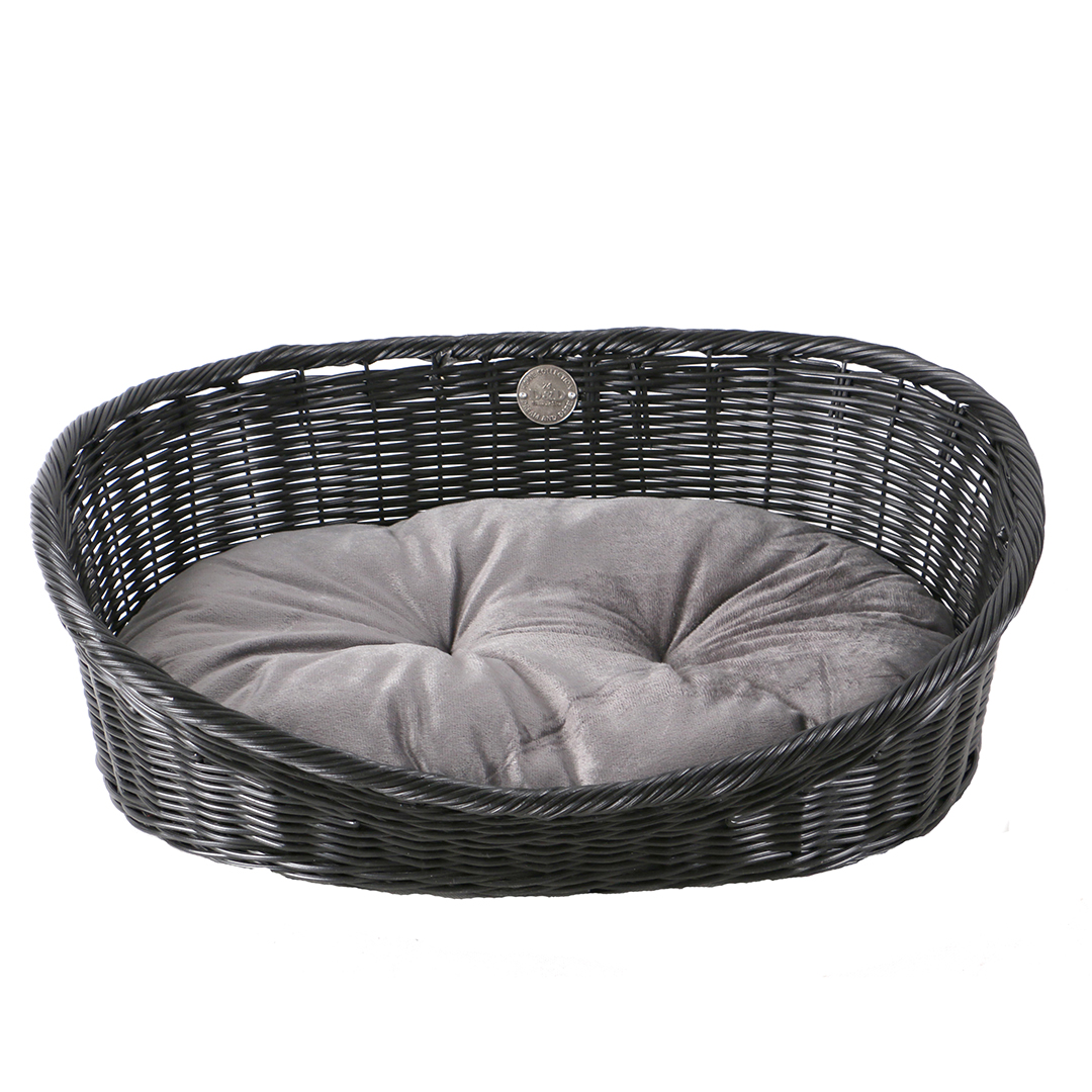 RUSTIC RATTAN WITH CUSHION black/anthracite - <Product shot>