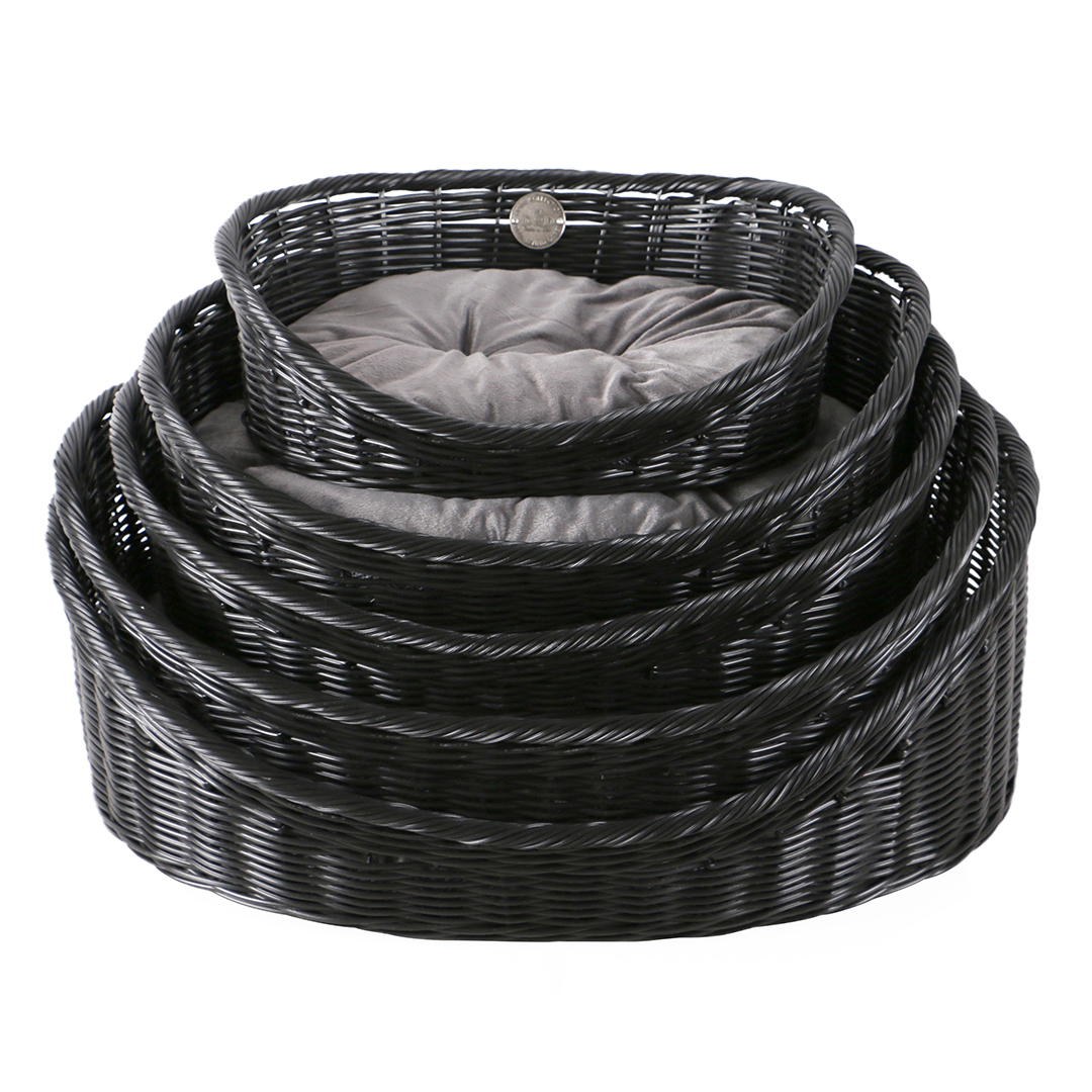 RUSTIC RATTAN WITH CUSHION black/anthracite - <Product shot>