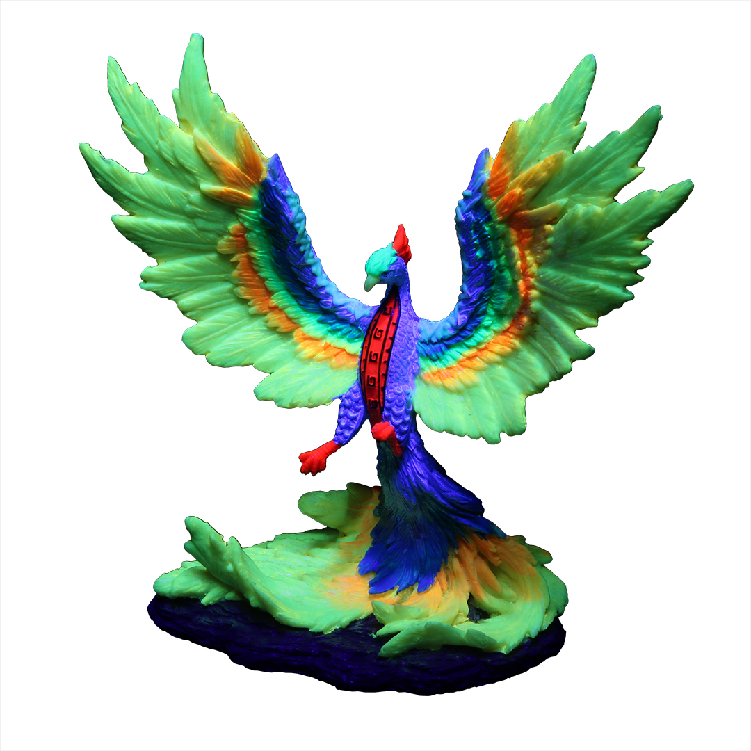 Dia de los muertos phoenix multicolour - Detail 2