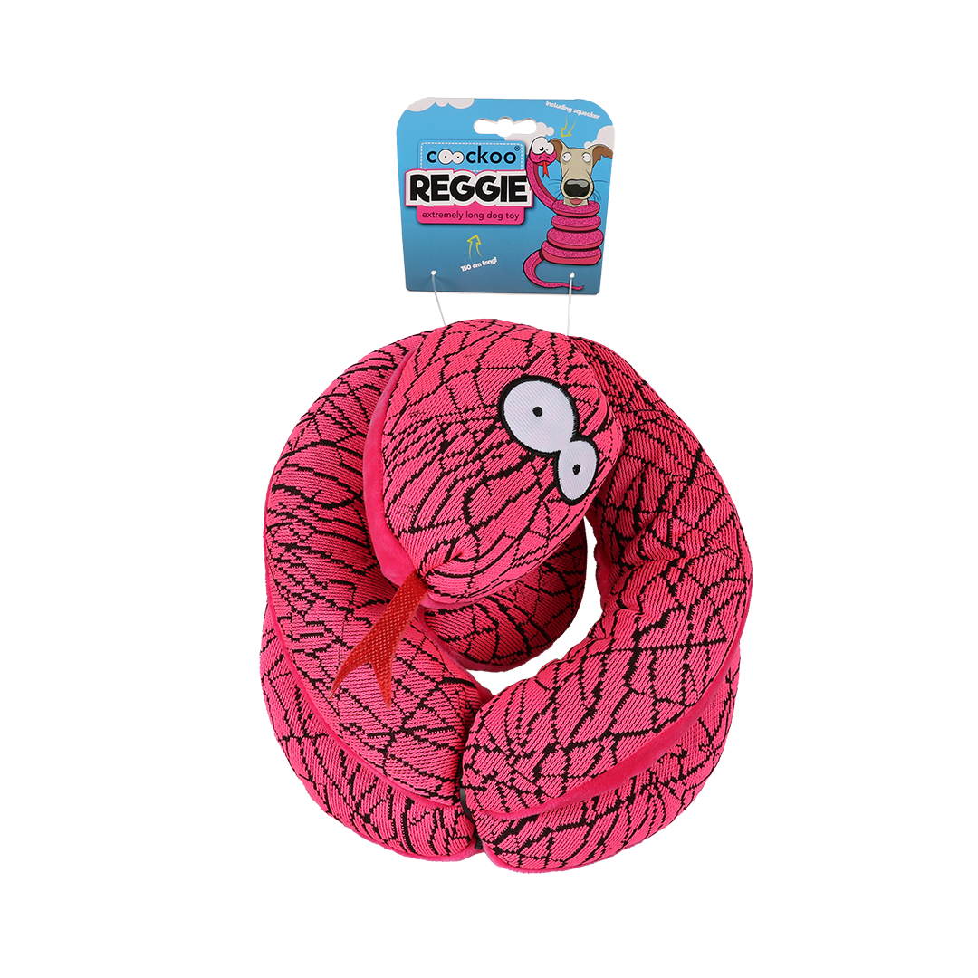 Coockoo reggie hondenspeeltje roze - Verpakkingsbeeld
