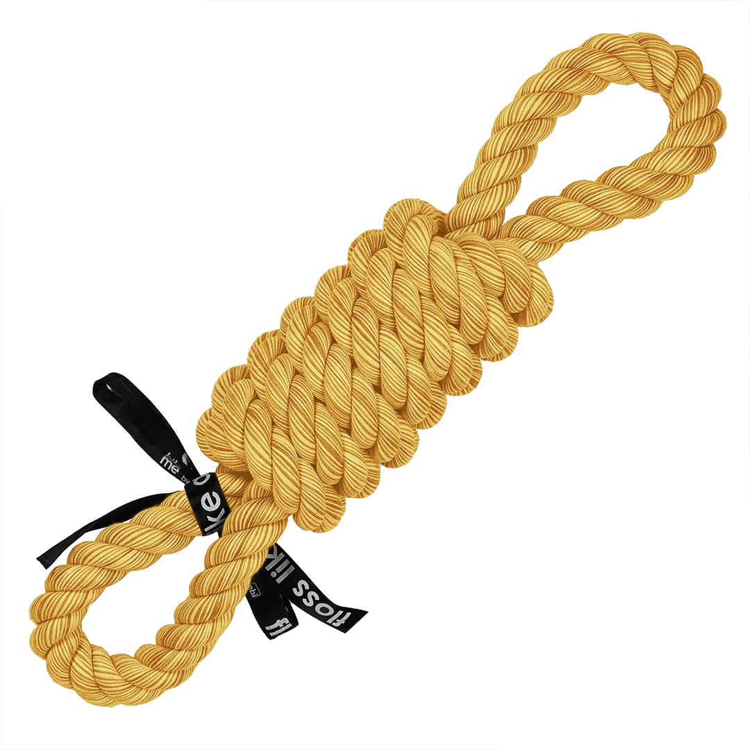 'tug life' jeu corde 2 boucles jaune - <Product shot>
