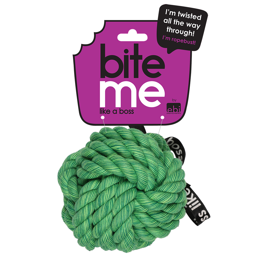 'ballin' braided ball green - Verpakkingsbeeld