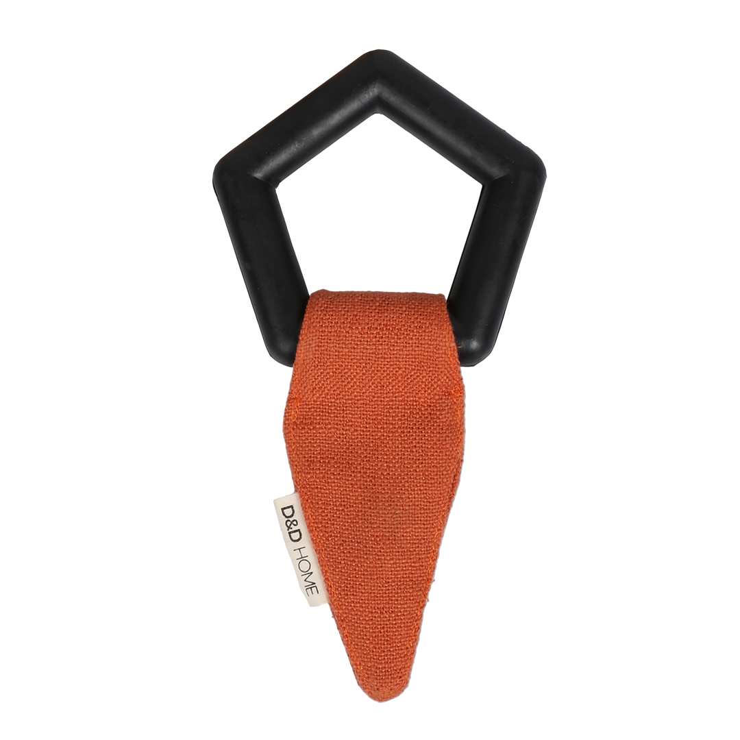 Tie dog toy black/orange - Detail 1