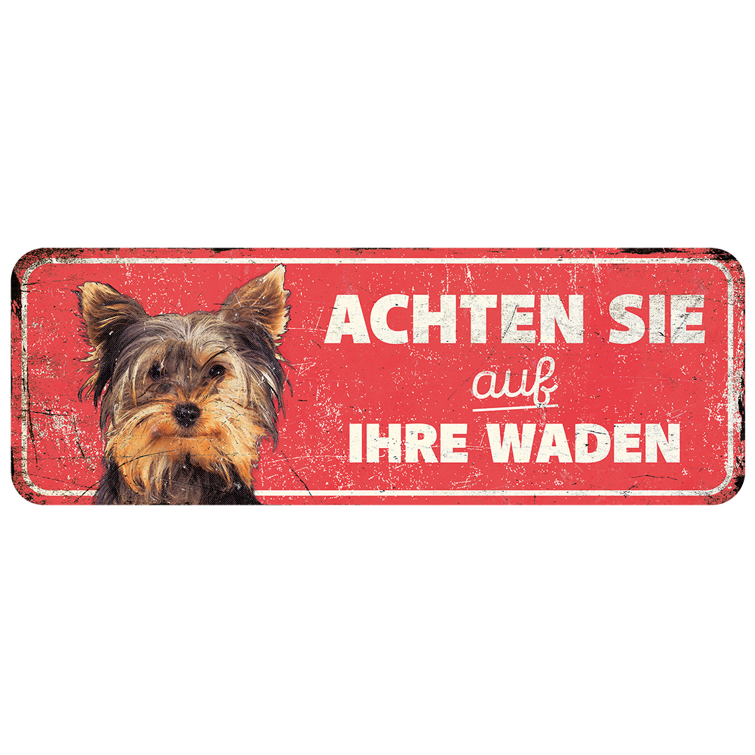 Warnschild terrier de rot - Product shot