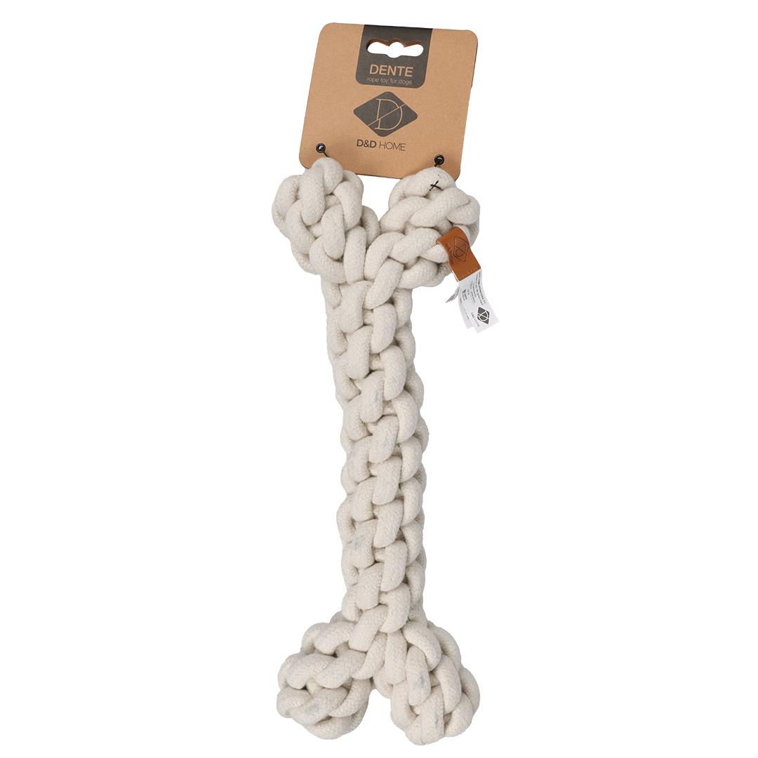 Dente rope toy beige - Verpakkingsbeeld