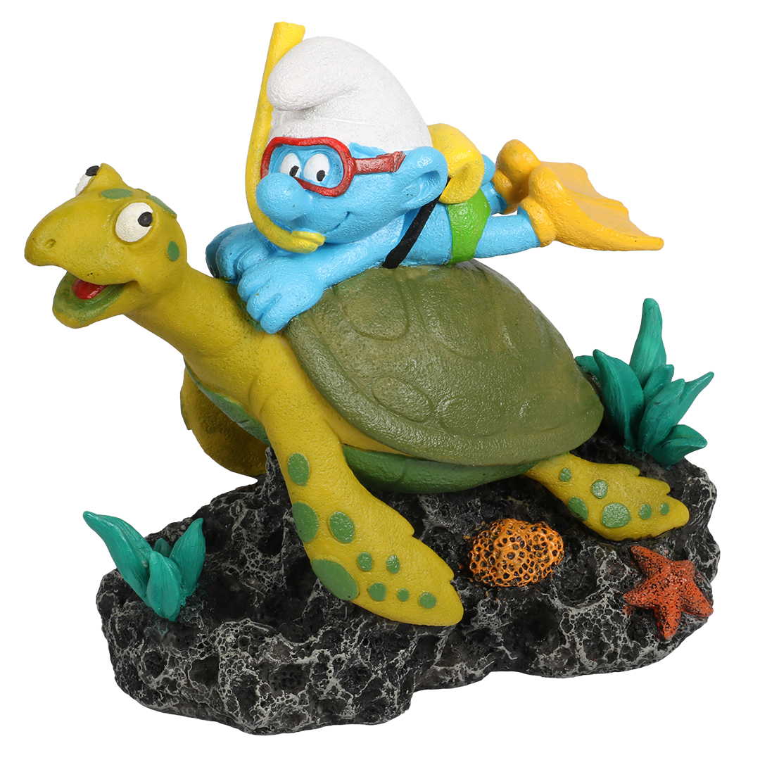 Smurfen onder water schildpad meerkleurig - Product shot