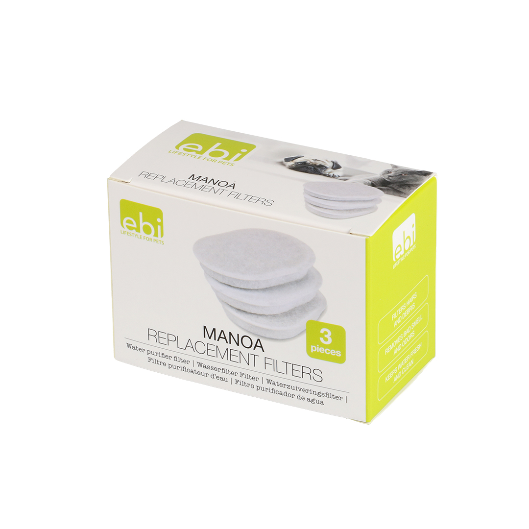 Replacement filters manoa drinking fountain white - Verpakkingsbeeld