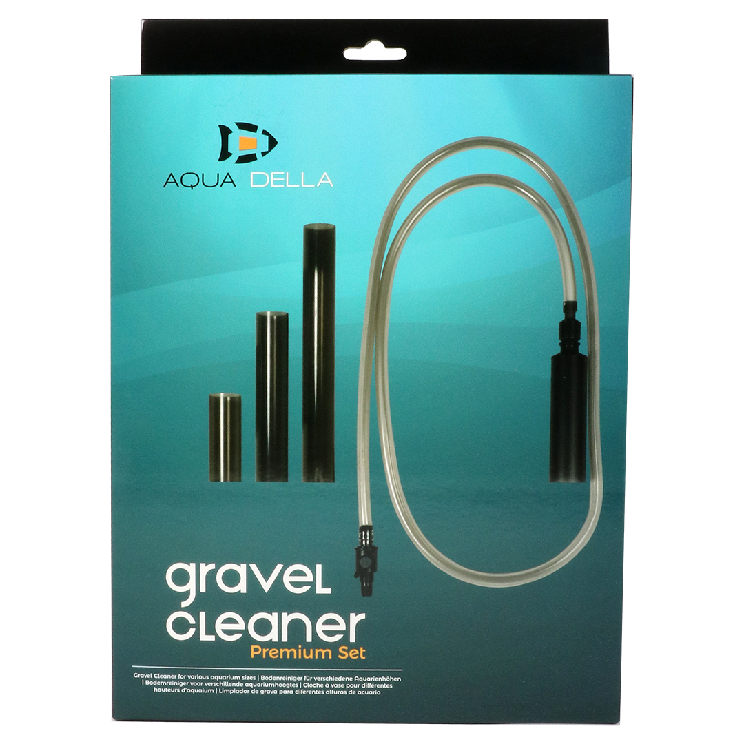 Gravel cleaner premium set black - Facing