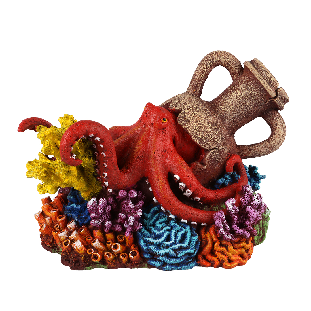 Amphore avec corail 3 multicolore - Product shot